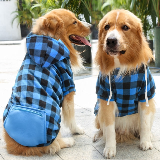Plaid Hoodies for Pets