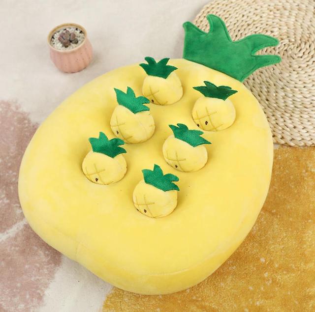 Pineapple Interactive Nosework Dog Toy