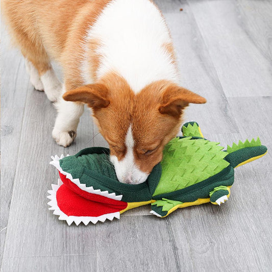 Crocodile Snuffle Interactive Nosework Dog Toy