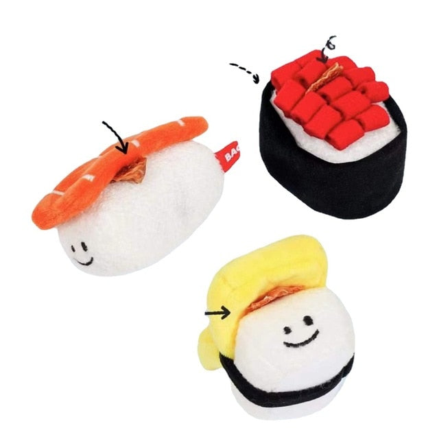 Sushi Interactive Dog Toy Set
