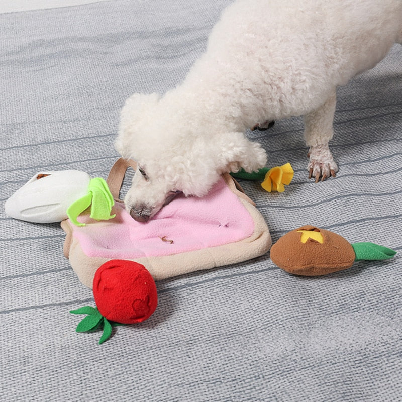 Grocery Bag Interactive Nosework Dog Toy Set