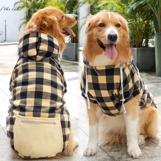 Plaid Hoodies for Pets