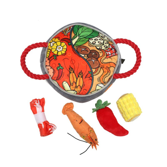 Hot Pot Interactive Dog Toy Set
