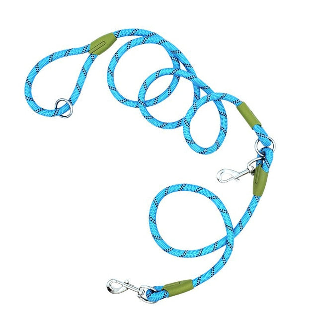 Hands-Free Reflective Nylon Rope Dog Leash