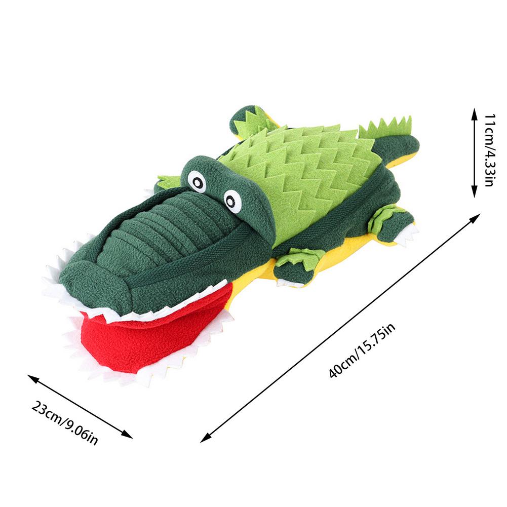 Crocodile Snuffle Interactive Nosework Dog Toy