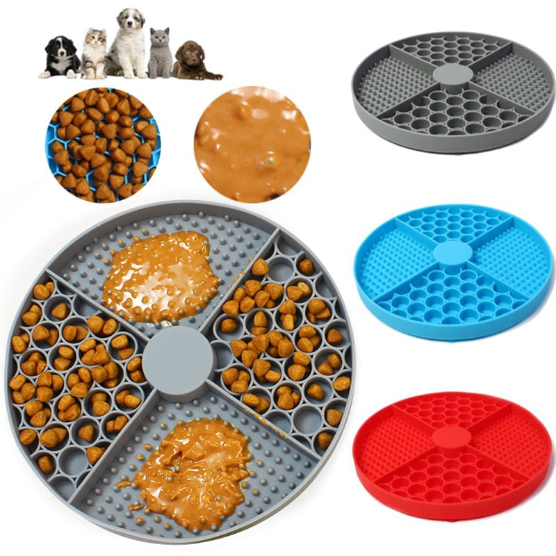 Round Silicone Lick Mat