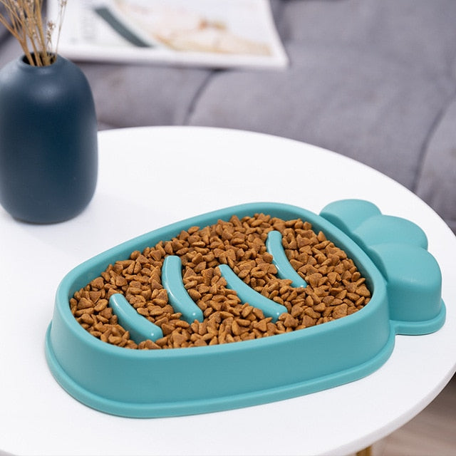 Large Carrot Slow Feeder Bowl