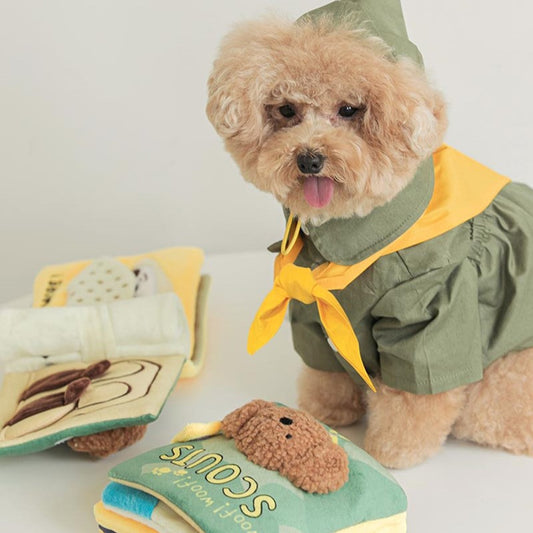 Scouts Sniff Book Nosework Dog Toy