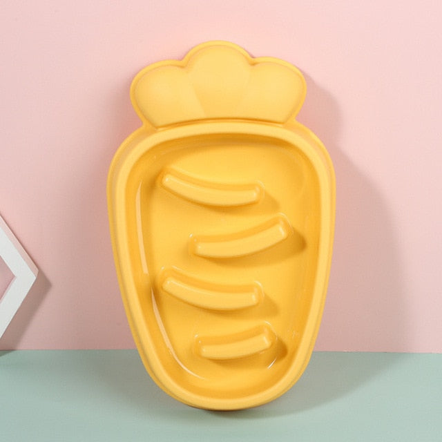 Large Carrot Slow Feeder Bowl