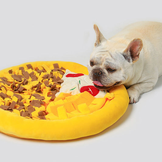 Pizza Slice Nosework Snuffle Mat