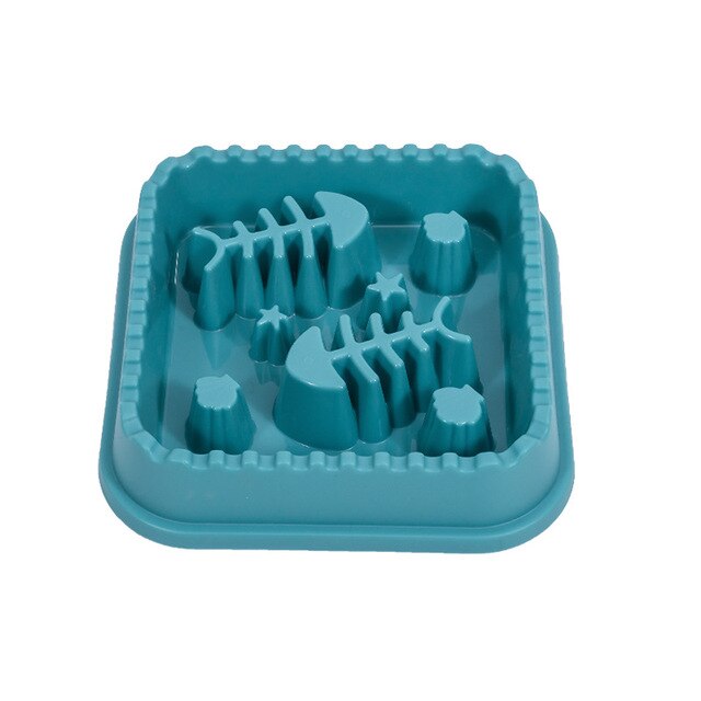 Fish Bone Slow Feeder Bowl