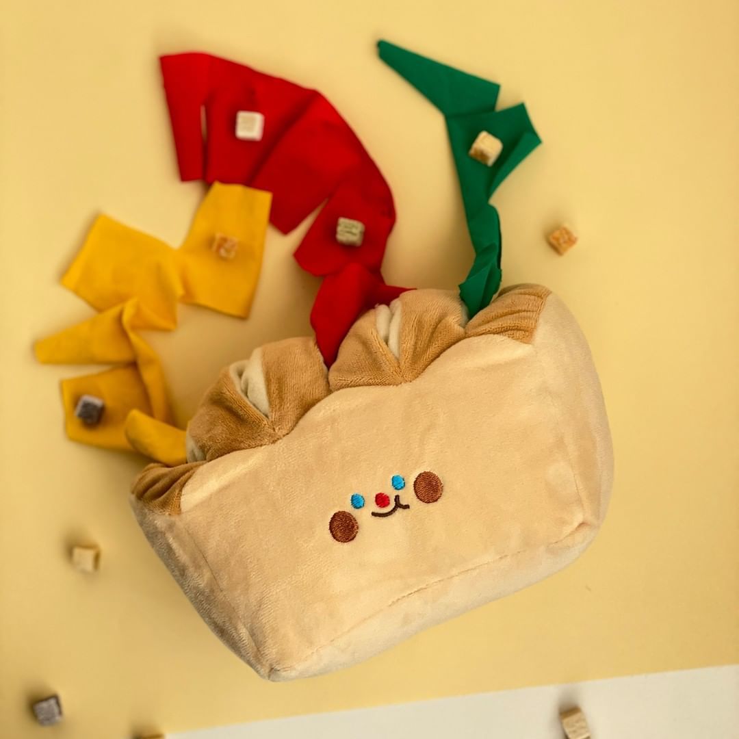 Bread Loaf Nosework Dog Toy