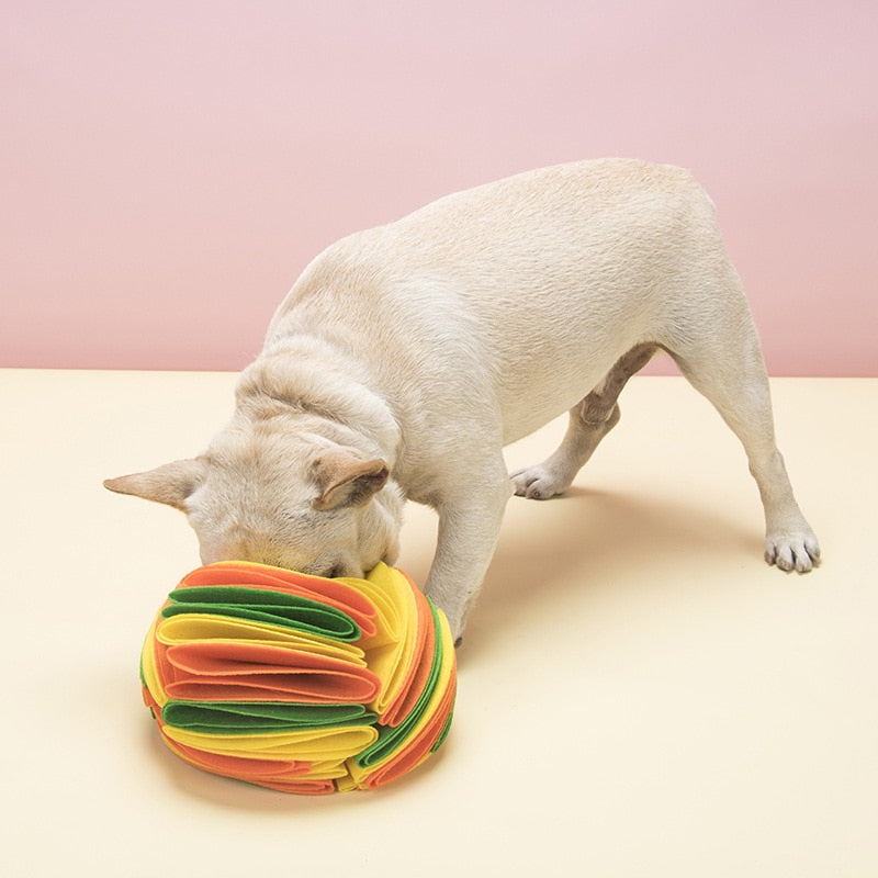 Felt Snuffle Ball Nosework Dog Toy – WOOFELITE