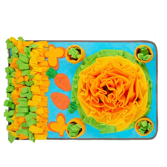 Cute Carrot Nosework Snuffle Mat
