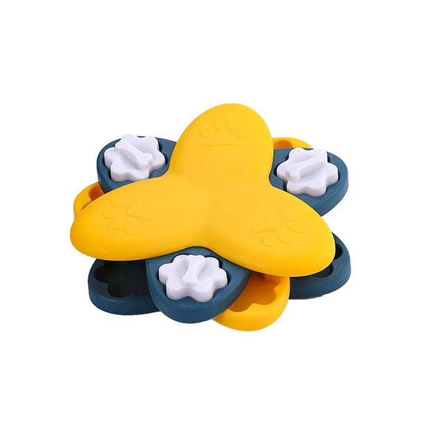 3-Layer Rotating Puzzle Interactive Slow Feeder