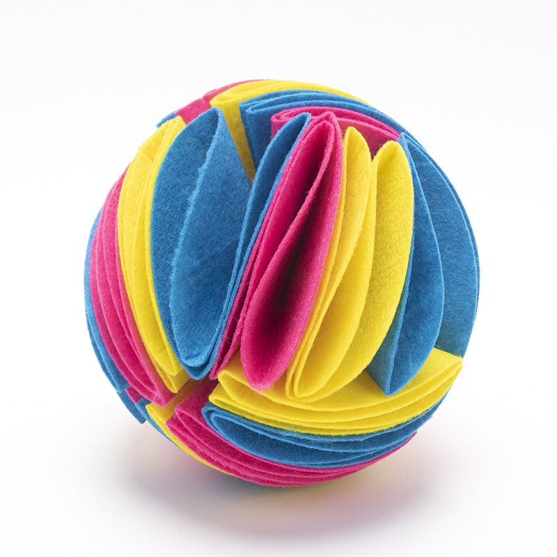 Felt Snuffle Ball Nosework Dog Toy