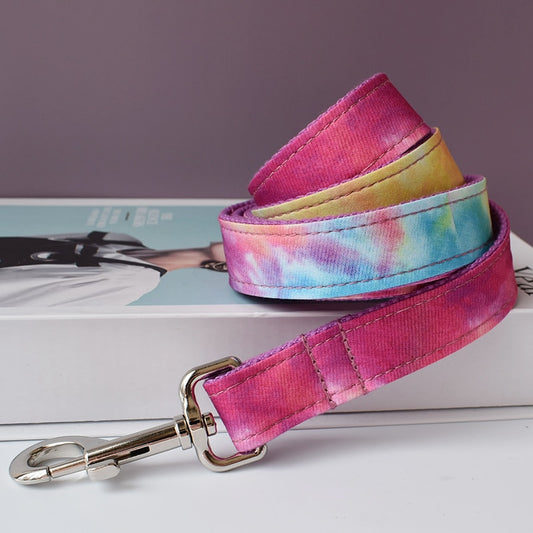 Colorful Tie Dye Leash
