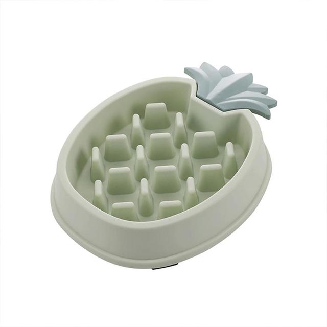 Cute Pineapple Slow Feeder Bowl