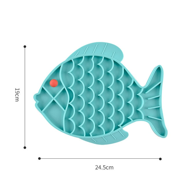 Fish Silicone Lick Mat