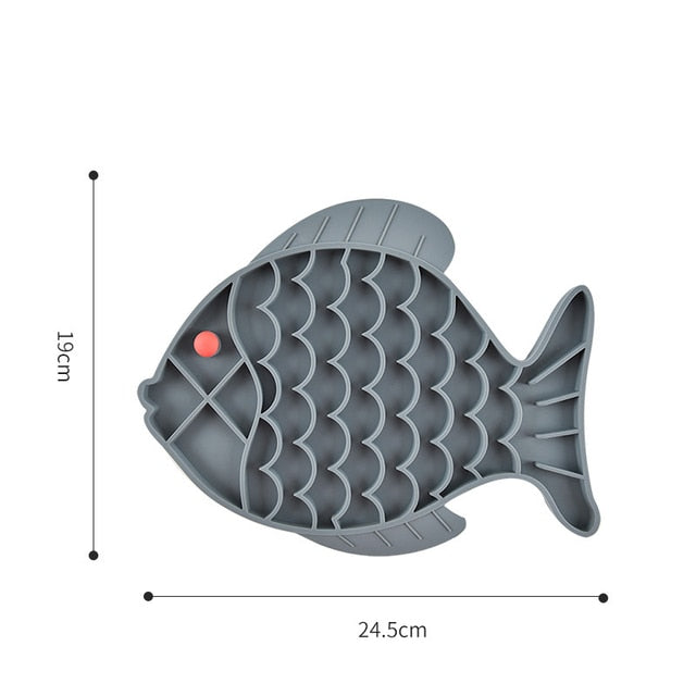 Fish Silicone Lick Mat