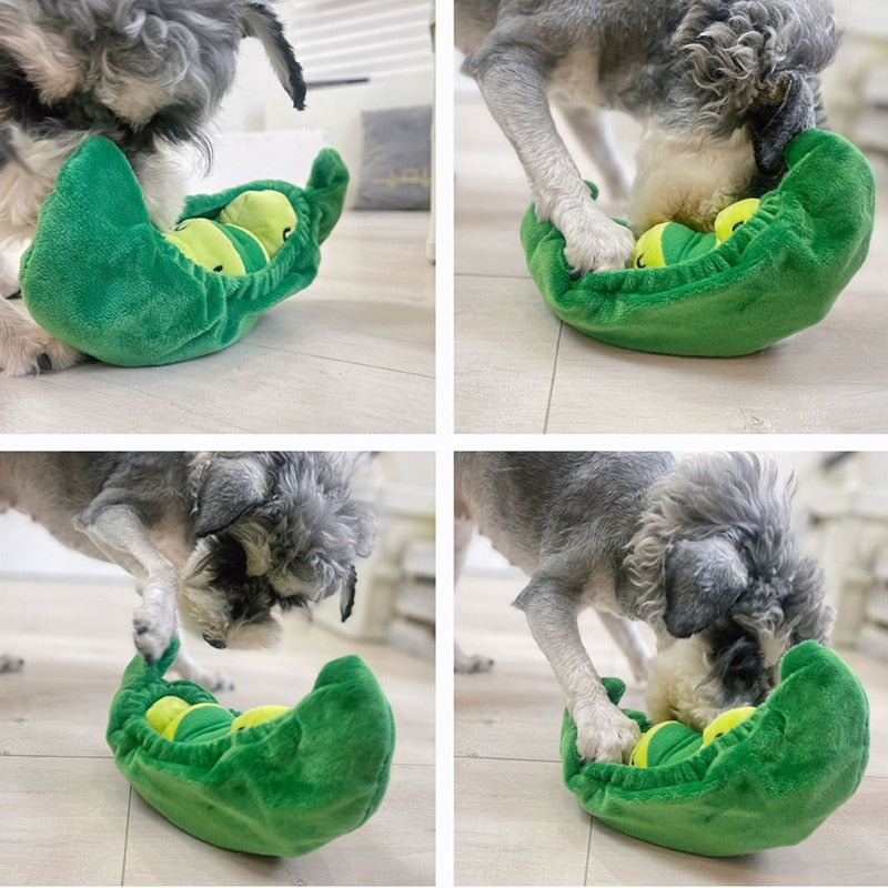 Popcorn Cheese Pea Snack Interactive Dog Toy