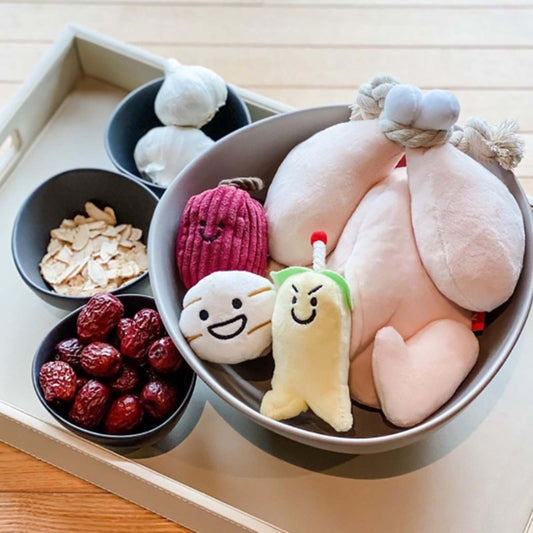 Stuffed Chicken Interactive Dog Toy Set