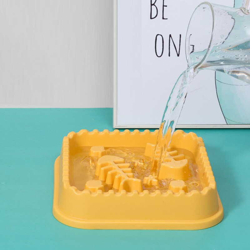 Fish Bone Slow Feeder Bowl