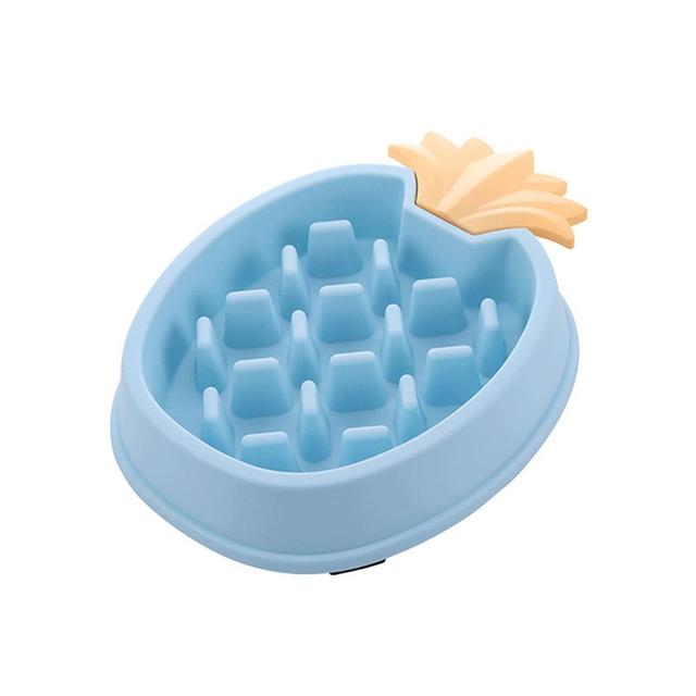 Cute Pineapple Slow Feeder Bowl