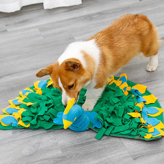 Peacock Nosework Snuffle Mat