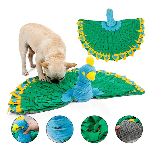 Peacock Nosework Snuffle Mat