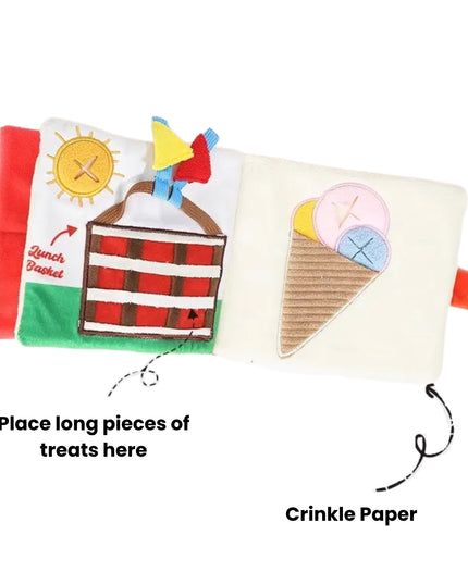 Lunch Basket Sniff Book Nosework Dog Toy