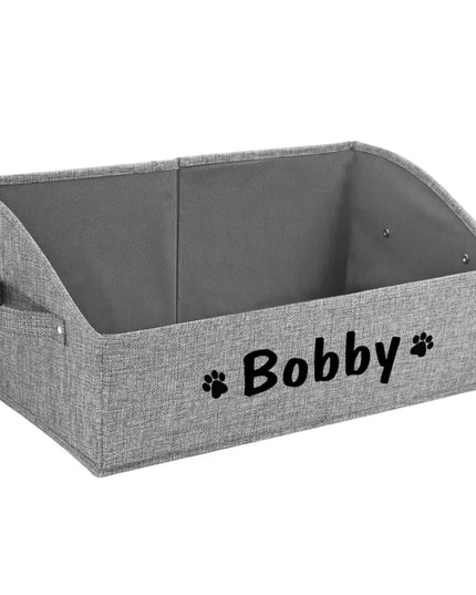 Personalized Foldable Pet Toy Basket