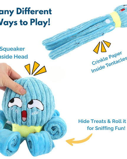 Octopus Interactive Nosework Dog Toy