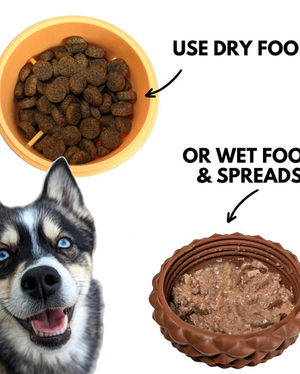 Acorn Slow Feeder & Treat Dispenser Toy