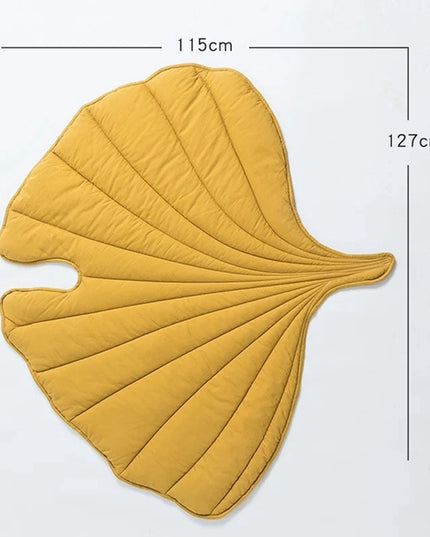 Cozy Leaf Blanket Dog Mat Bed