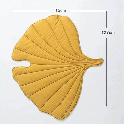 Cozy Leaf Blanket Dog Mat Bed