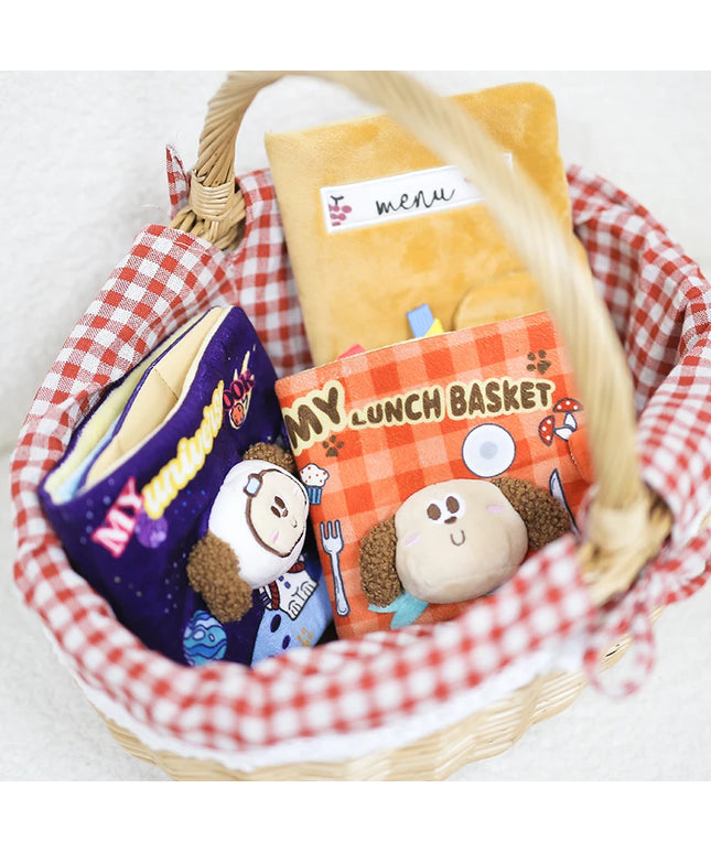 Lunch Basket Sniff Book Nosework Dog Toy