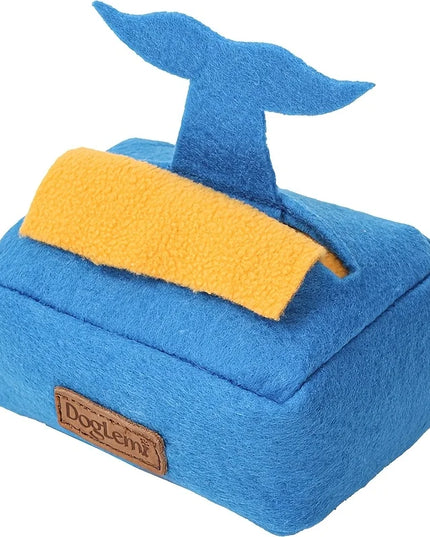 Tissue Box Nosework Dog Toy