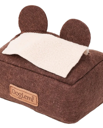 Tissue Box Nosework Dog Toy