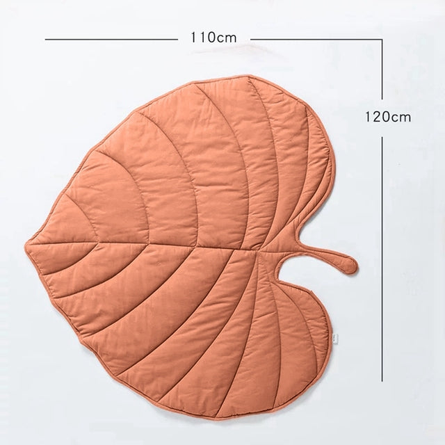 Cozy Leaf Blanket Dog Mat Bed