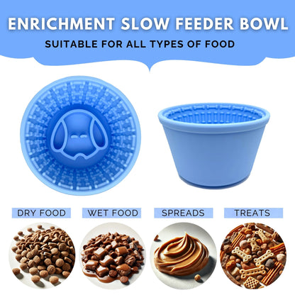 Large Enrichment Slow Feeder Bowl