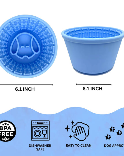 Large Enrichment Slow Feeder Bowl
