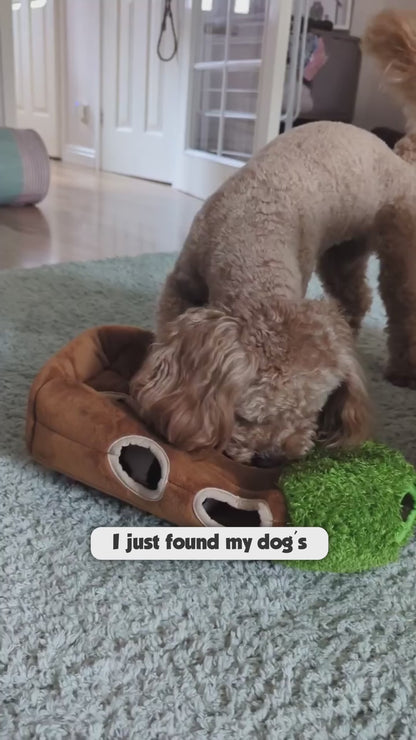 Animal Tree Burrow Interactive Dog Toy