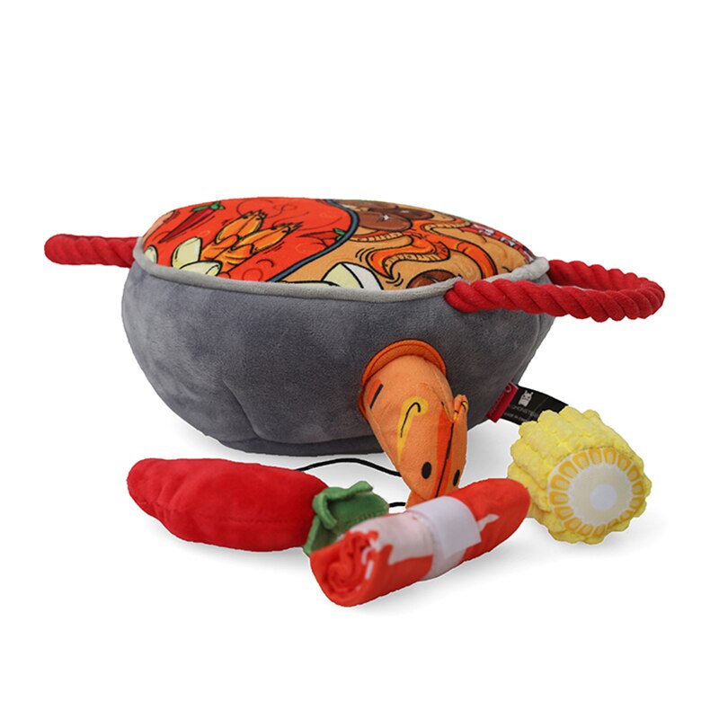 Chinese New Year Hot Pot Pet Toy Set
