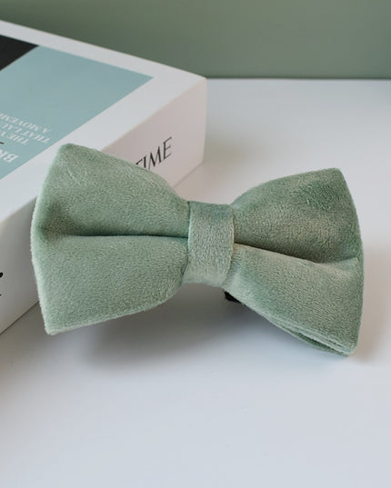 Mint Green Personalized Bow Tie Collar