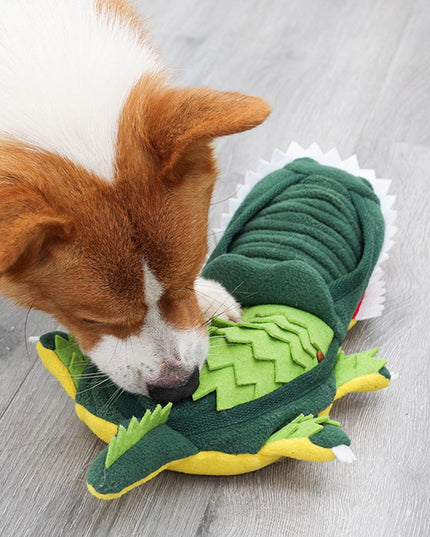 Crocodile Snuffle Interactive Nosework Dog Toy