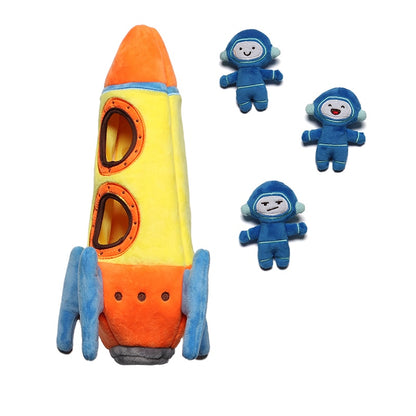 Rocket Spaceship Interactive Dog Toy