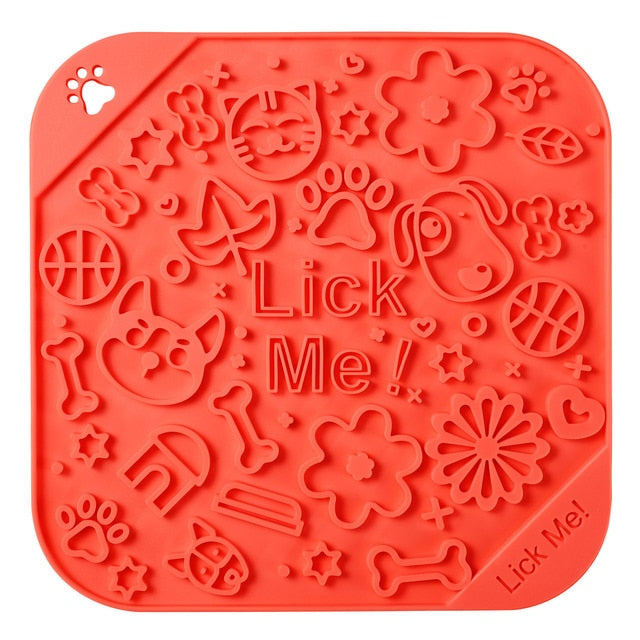 Cute Pattern Silicone Lick Mat