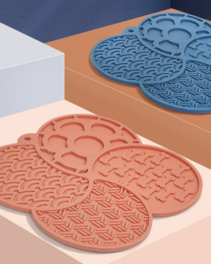 4-Section Suction Silicone Lick Mat