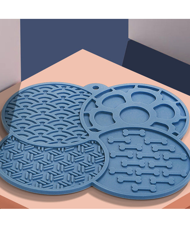 4-Section Suction Silicone Lick Mat